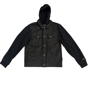 Volcom Hooded Canvas Jacket Men XL Black